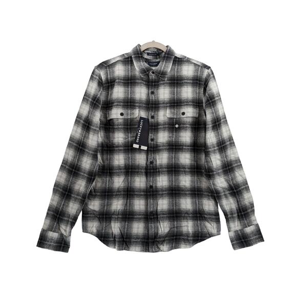 Lucky Brand Other - Lucky Brand Flannel Shirt S Black Plaid 7MS4000‎ Humboldt Woven Western Classic